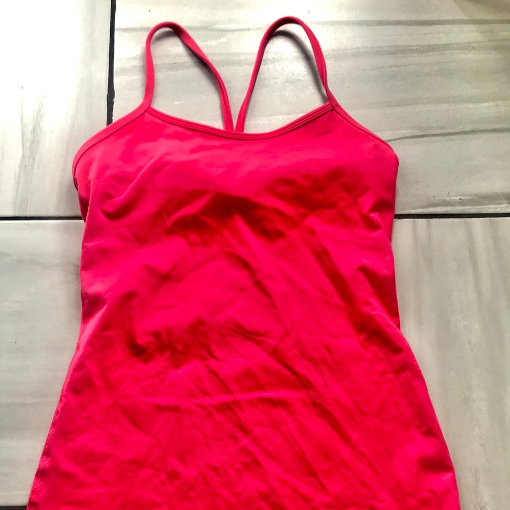 Lululemon Power Y Tank Pink Size 6